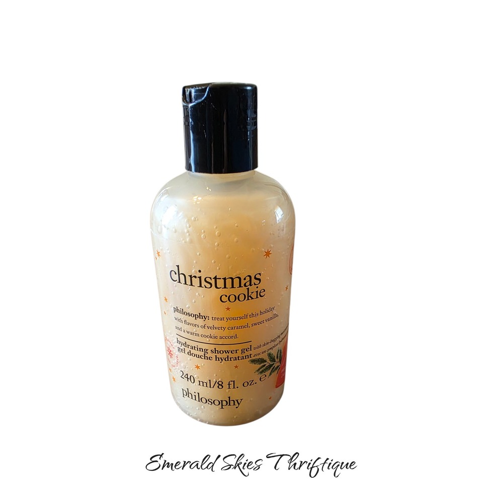 Philosophy Christmas Cookie Hydrating Shower Gel 8 fl oz  Sealed free shipping